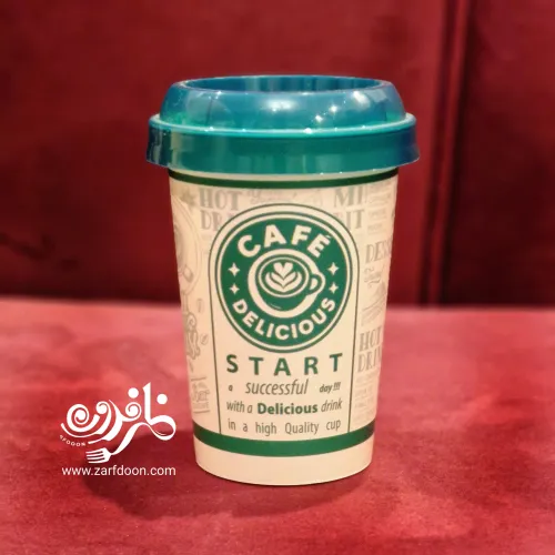 فروش عمده لیوان ماکروویوی درب دار قهوه یکبار مصرف + قیمت اقتصادی و به صرفه